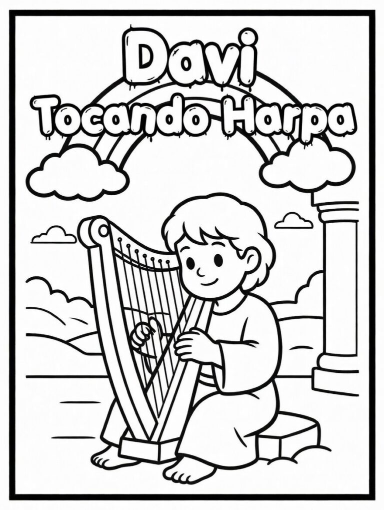 Desenhos bíblicos para colorir.