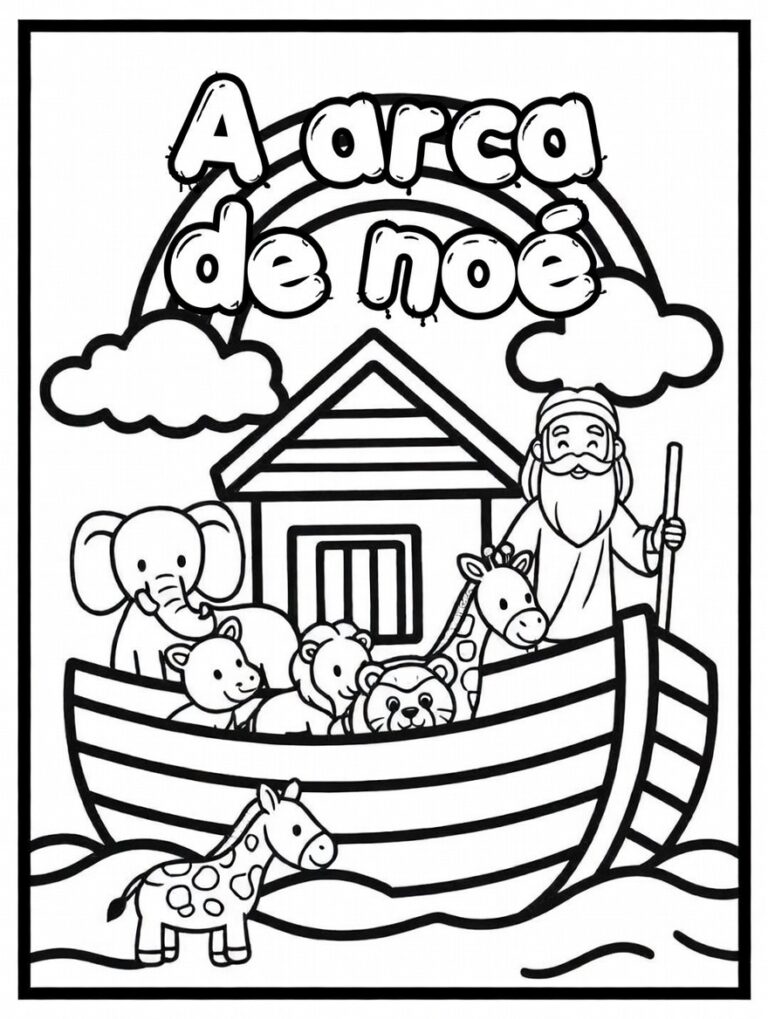 Desenhos bíblicos para colorir.