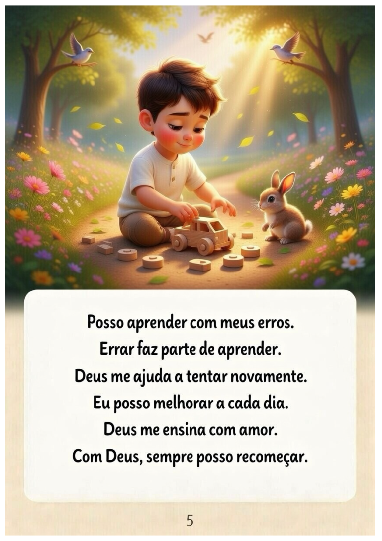 Ensinando valores e sabedoria para as crianças.